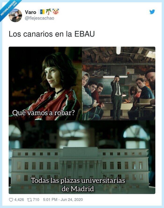 canarios,ebau,madrid,plazas,universidad