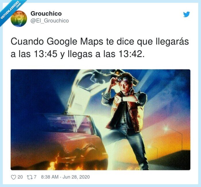 google maps,tiempo,velocidad