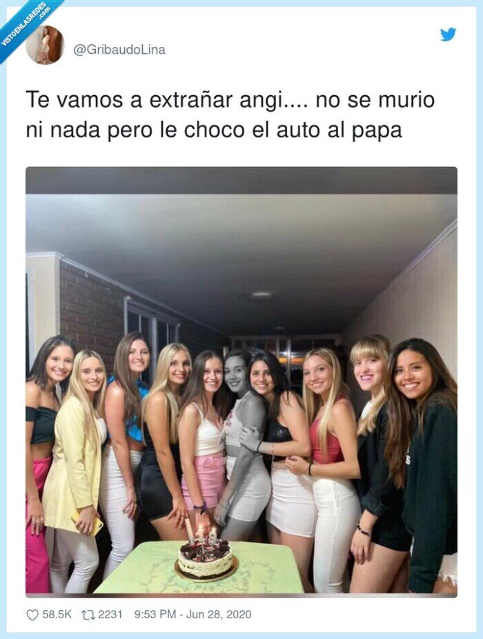 extrañar,vamos,morir,accidente,coche,blanco y negro