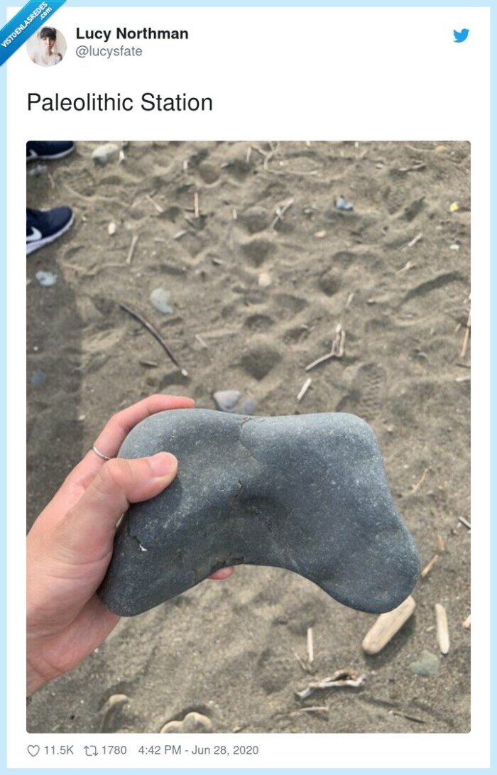 paleolithic,playstation,mando,piedra