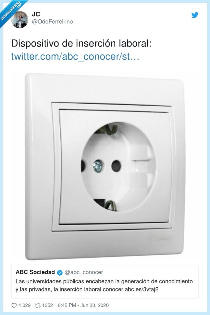 dispositivo,inserción laboral,universidad,enchufe