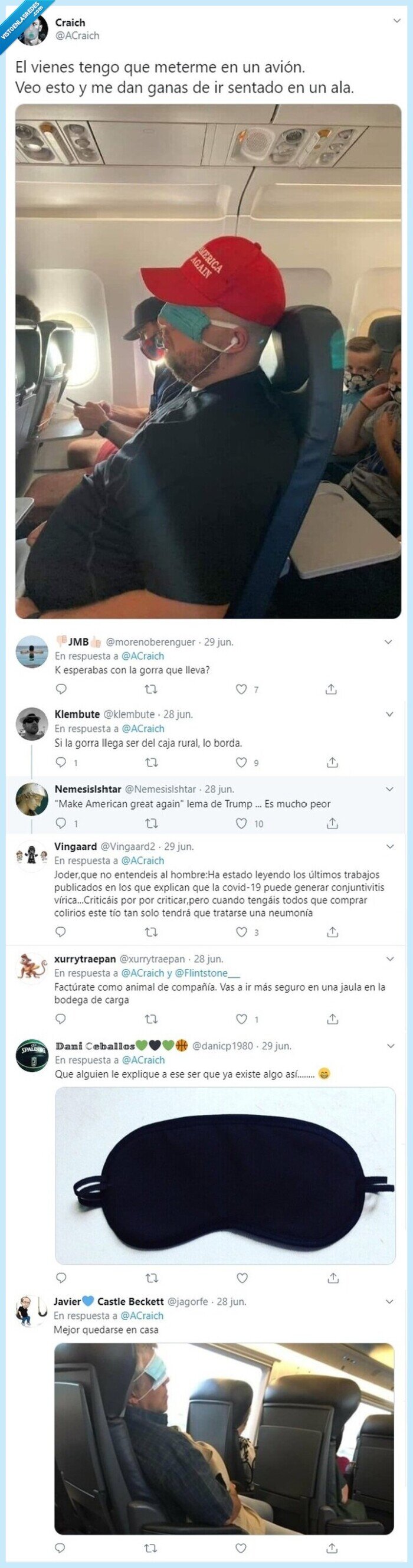 avión,hombre,mascarilla