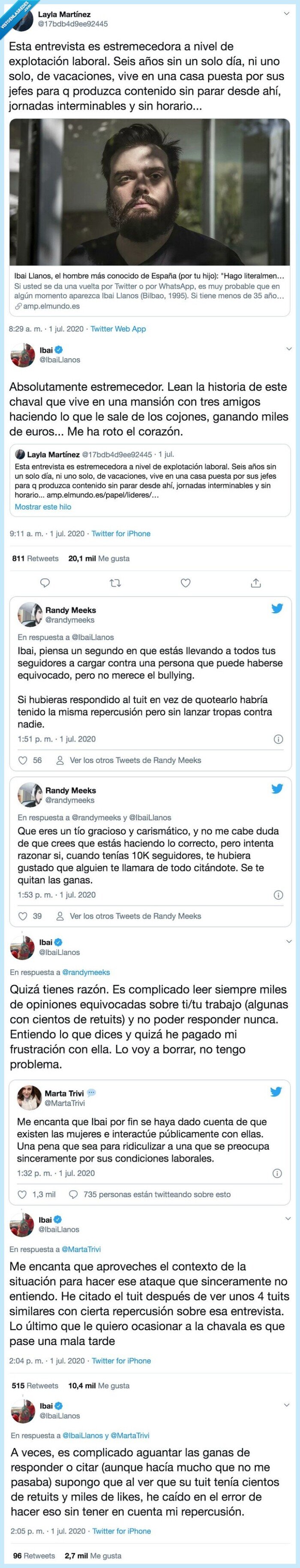 explotación,laboral,trabajo,ibai llanos,vacilar