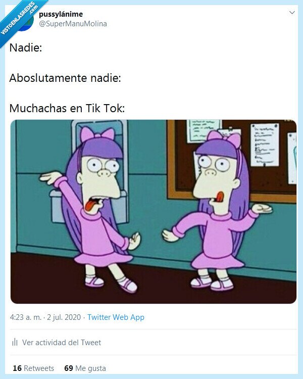 tik,tok,nadie,muchachas. bailes