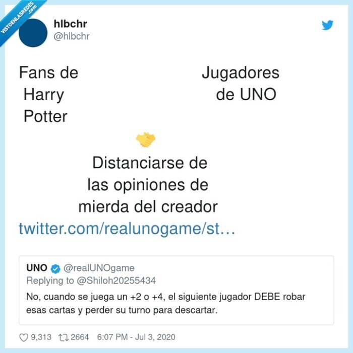 distanciarse,jugadores,opiniones,creador,potter,mierda