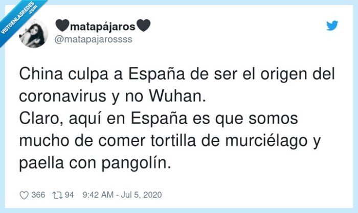 murciélago,coronavirus,pangolín,tortilla,españa,origen