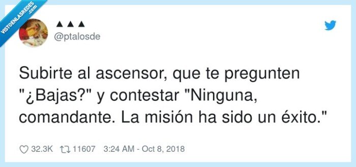 comandante,ascensor,bajas,misión
