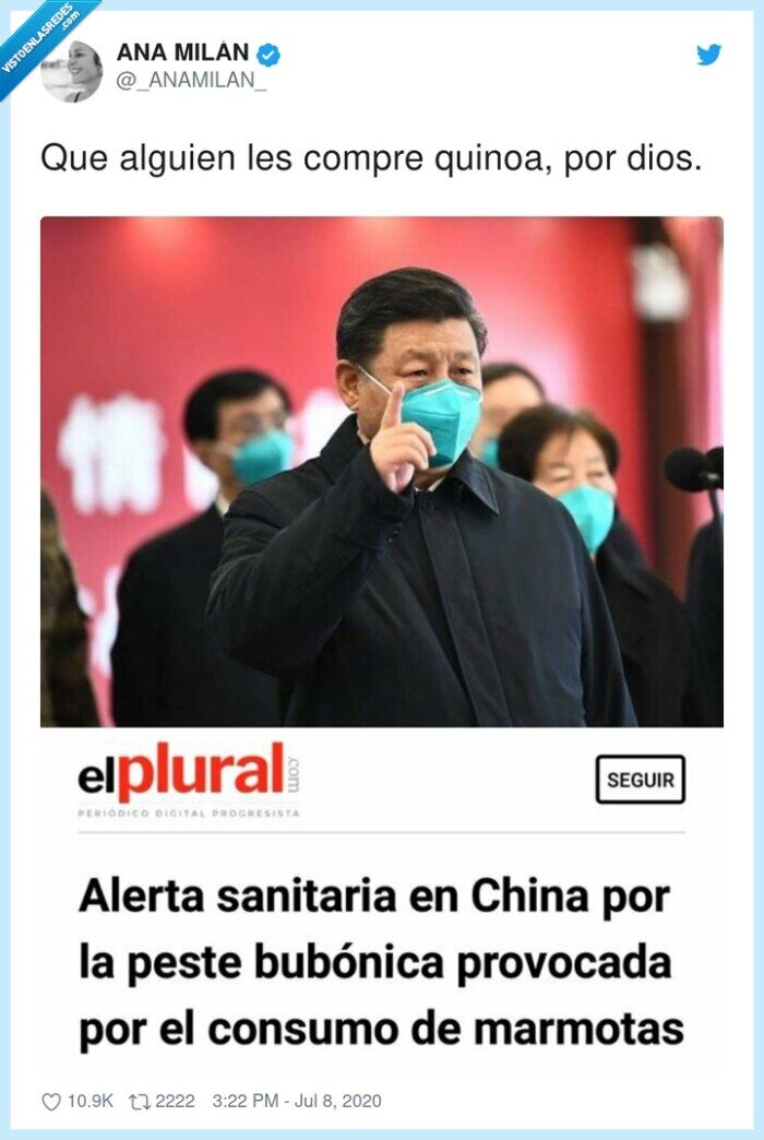 marmota,quinoa,china,peste bubónica