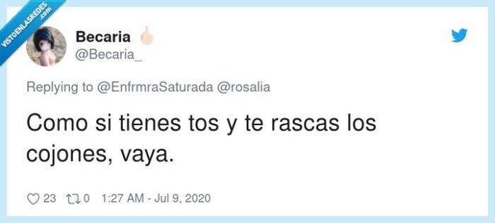 625028 - Rosalía enseña cómo le hacen un test PCR pero se lo realizan 'Malamente', por @EnfrmraSaturada