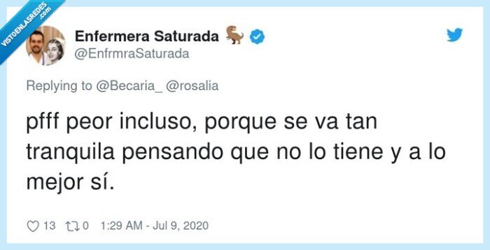 625028 - Rosalía enseña cómo le hacen un test PCR pero se lo realizan 'Malamente', por @EnfrmraSaturada