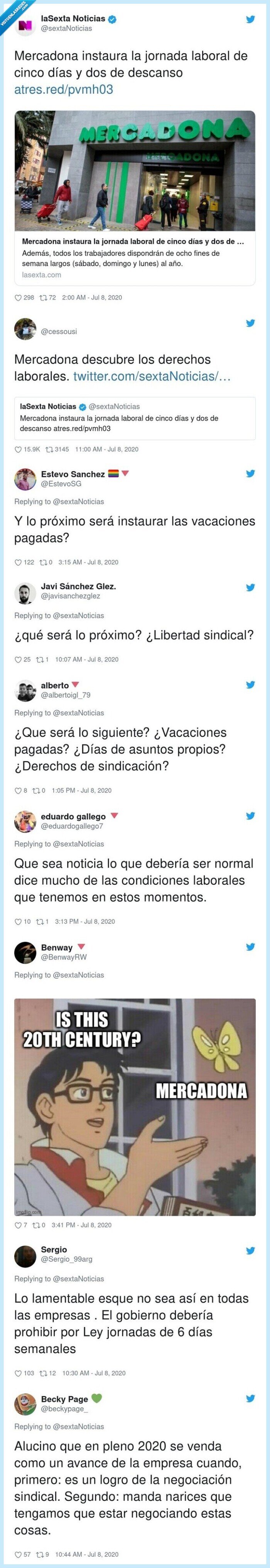 mercadona,trabajadores,jornada,laboral,horas,días