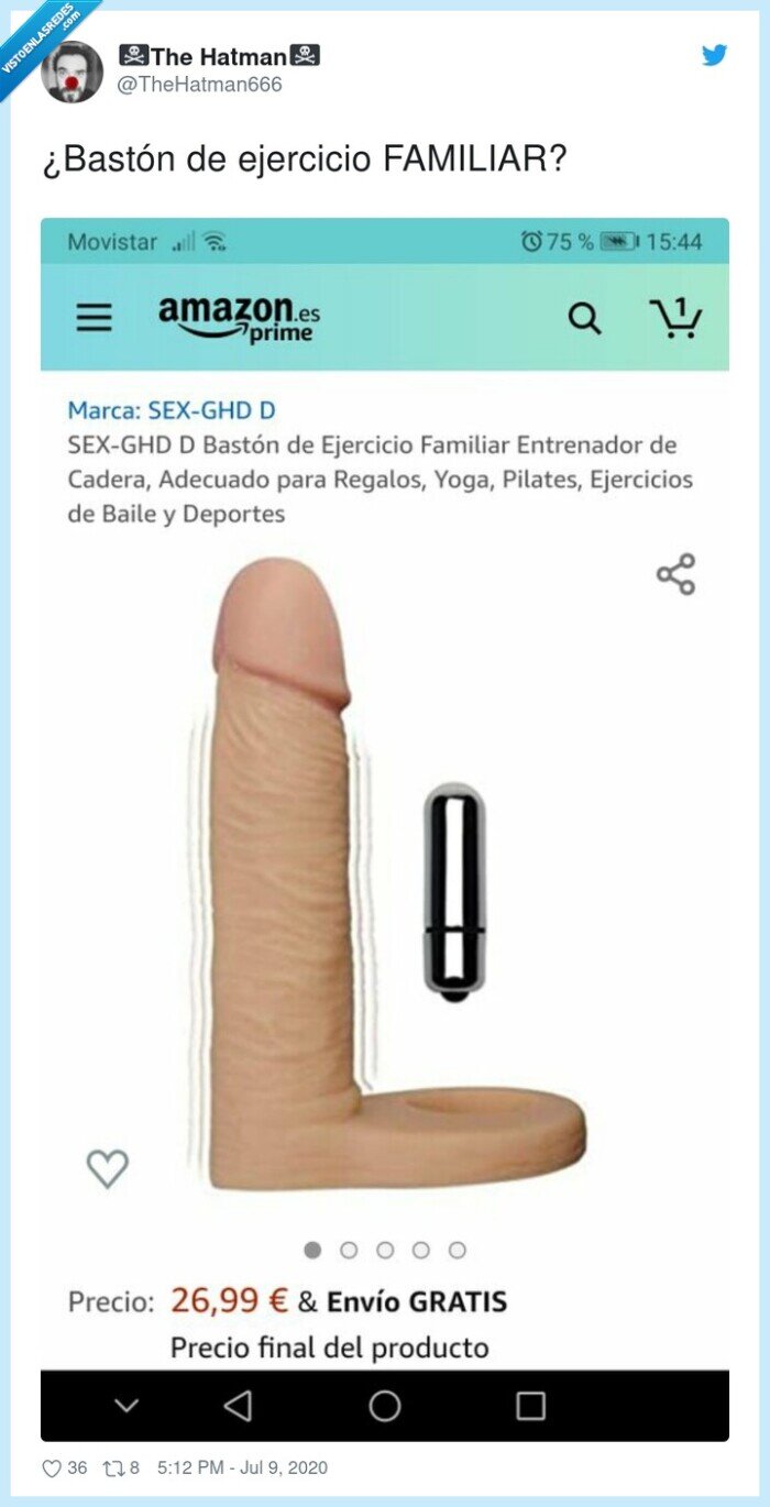 ejercicio,familiar,bastón,amazon