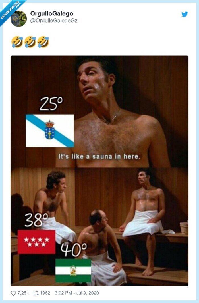 calor,galicia,madrid,andalucía,quejas,sauna