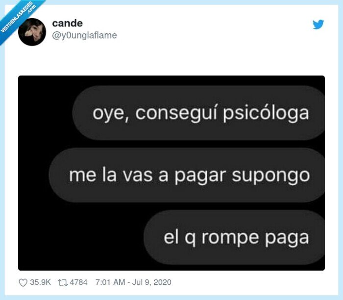psicóloga,pagar,relación,cortar