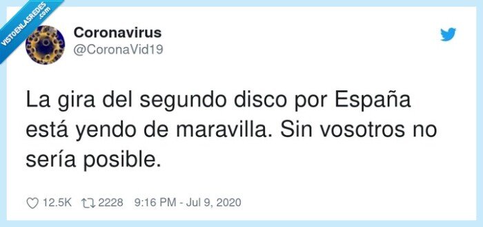 gira,disco,coronavirus,rebrote