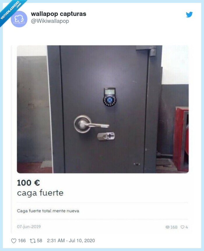 wallapop,caga,caja,fuerte