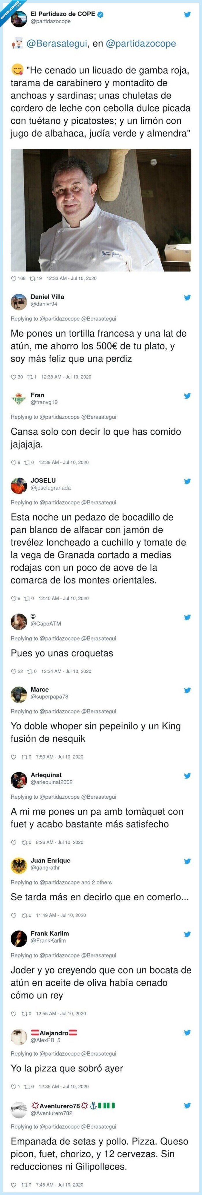 berasategui,comida,cena,día,normal