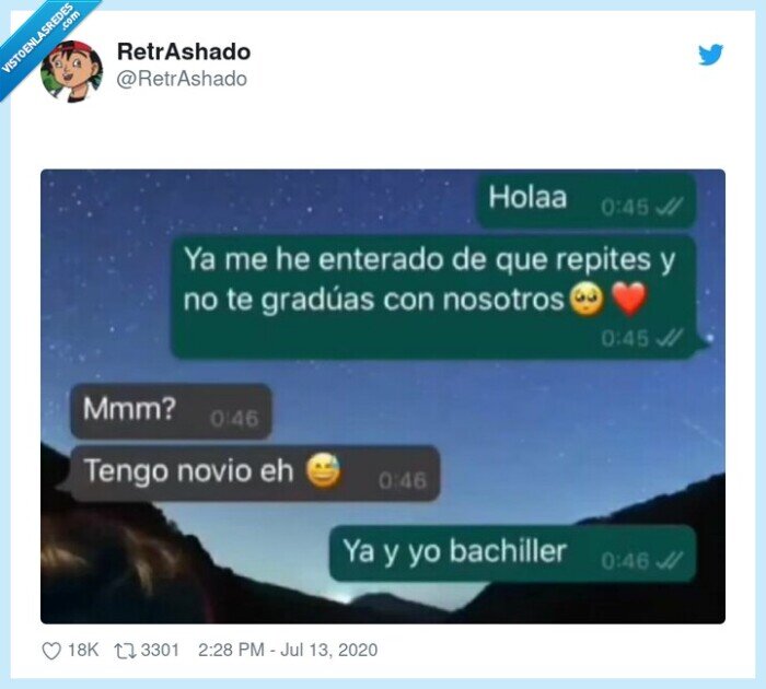 bachiller,ligar,repetir,graduación