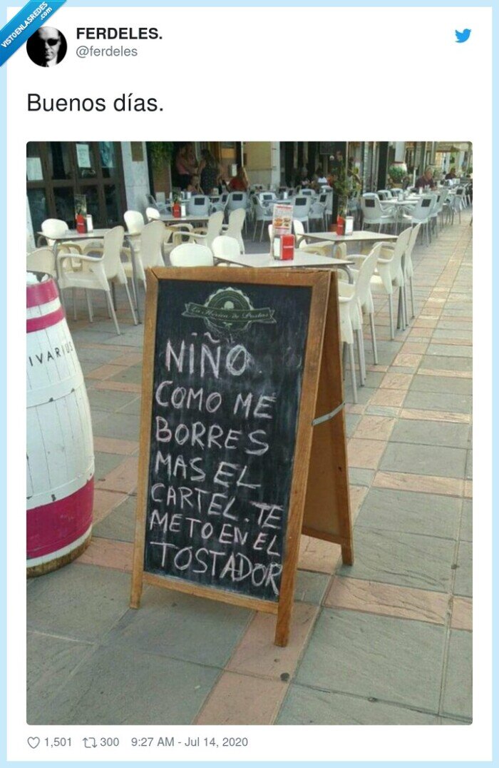 cartel,bar,niño,borrar