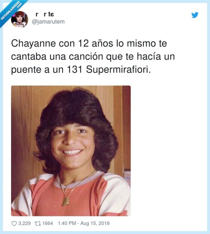 632202 - Chayanne con 12 años era Maradona, por @jamarutem