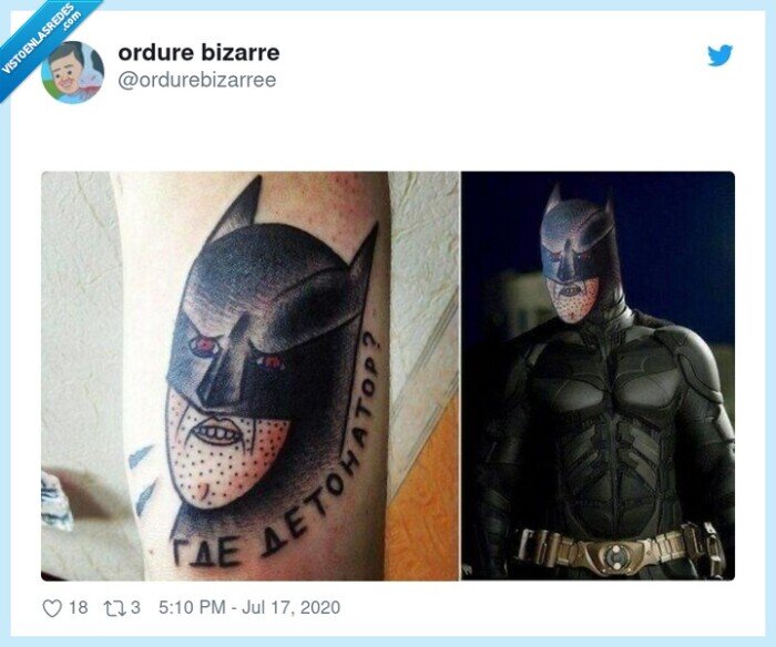 Batman,tatuaje,mal