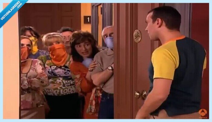 632760 - Brutal: una cuenta fan de 'Aquí no hay quien viva' recrea la actual pandemia mediante el montaje de diferentes escenas de la serie