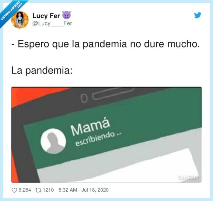 pandemia,madre,mensaje,whatsapp