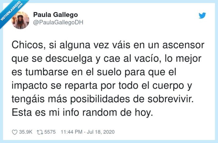 posibilidades,sobrevivir,tumbarse,ascensor