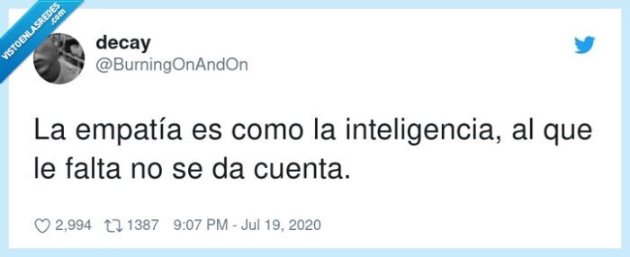 inteligencia,empatía,falta