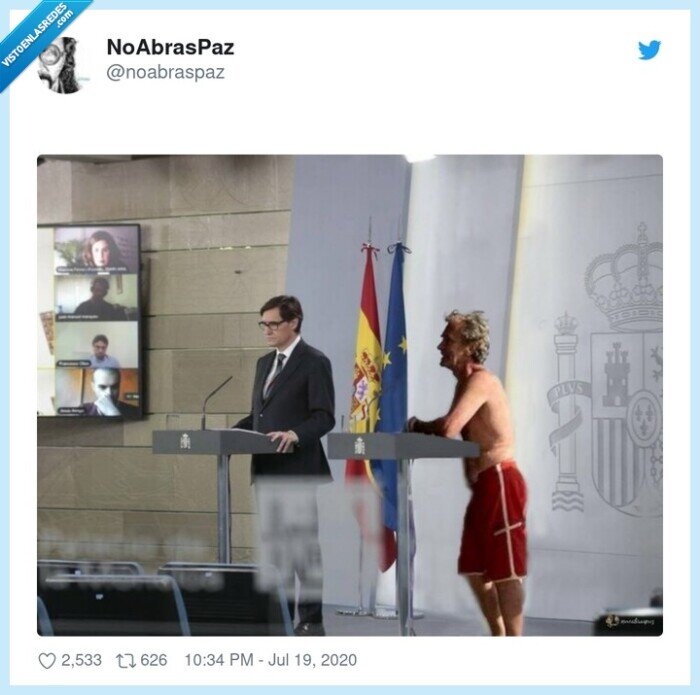 fernando,simón,playa,bañador,confinamiento,gobierno