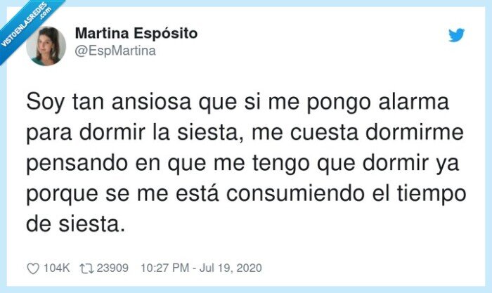 alarma,dormir,siesta,ansia,tiempo