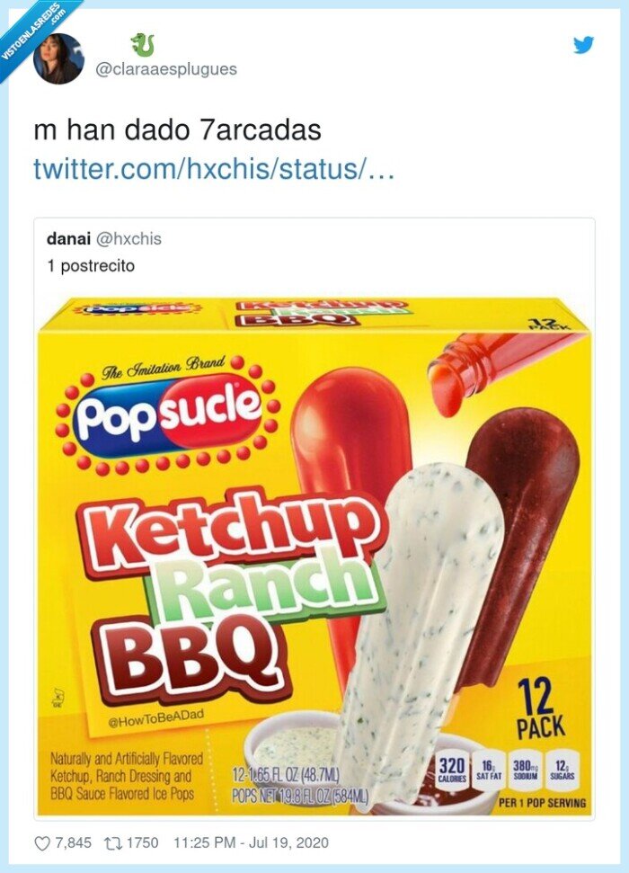 helado,ketchup,bbq,postres