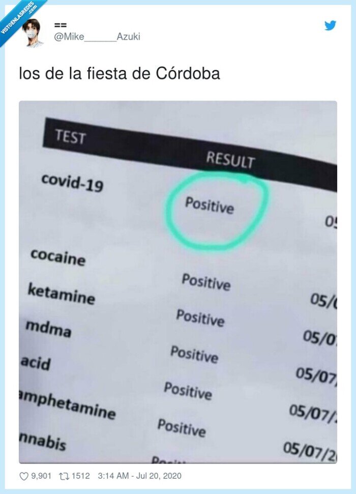 córdoba,fiesta,positivo,coronavirus