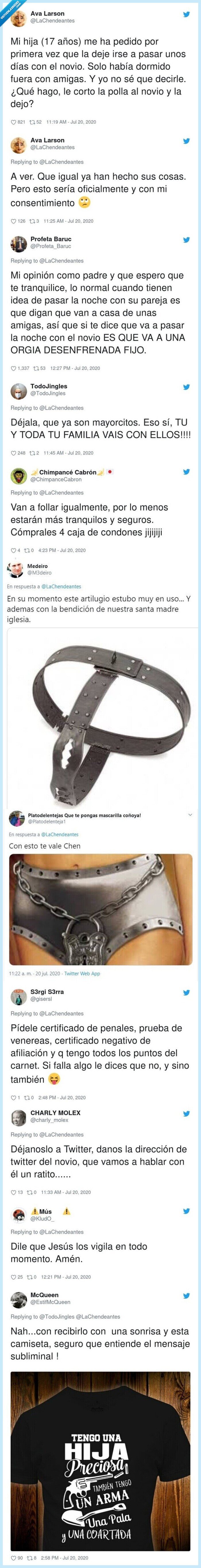 hija,novio,17,años,días,madre