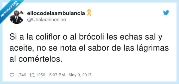 Brocolí,coliflor,aceite,sabor,lágrimas