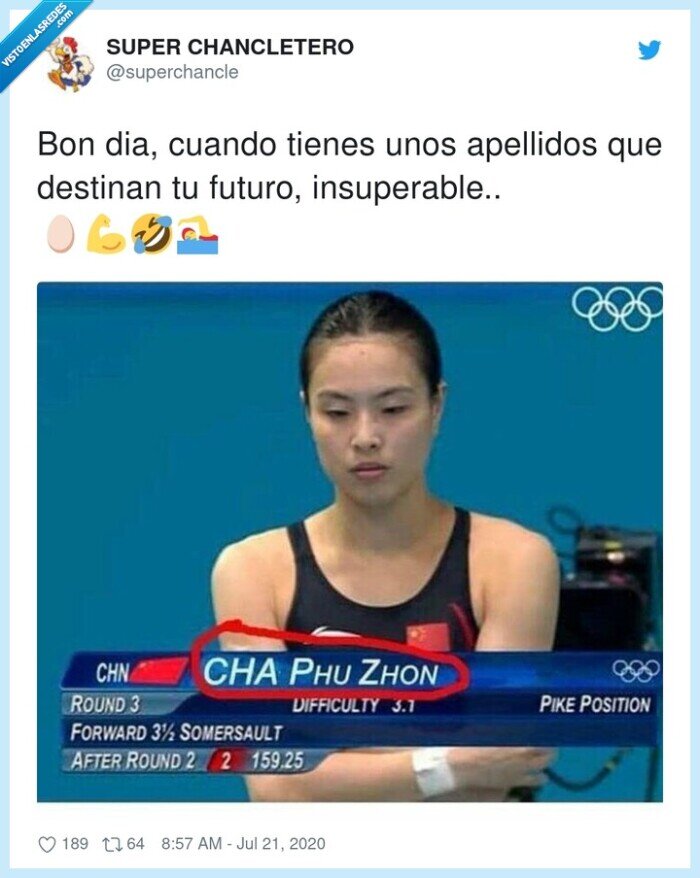 Apellidos,natación,chapuzón,agua,fake