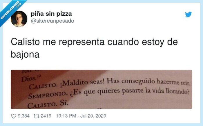 calisto,bajona,energy,reír,llorar