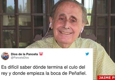 636889 - Peñafiel se corona con el comentario machista de la semana sobre los escándalos sexuales del Rey emérito y Twitter lo pone a caldo