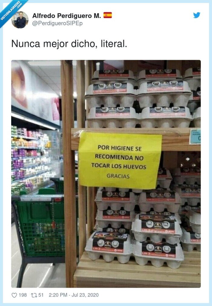 huevos,higiene,consejo,tocar