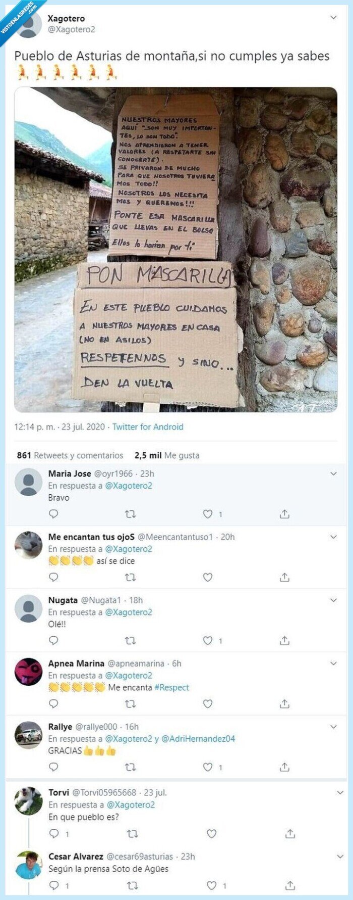 asturias,pueblo,mascarilla,cartel,mayores,abuelos