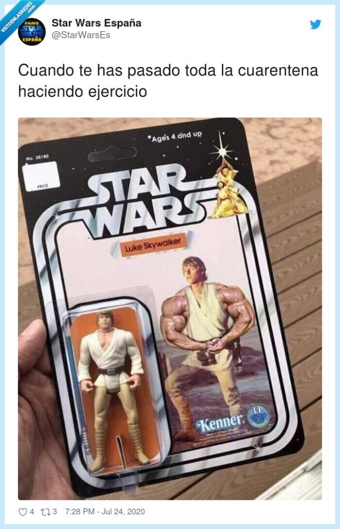 cuarentena,ejercicio,gym,Luke,starwars