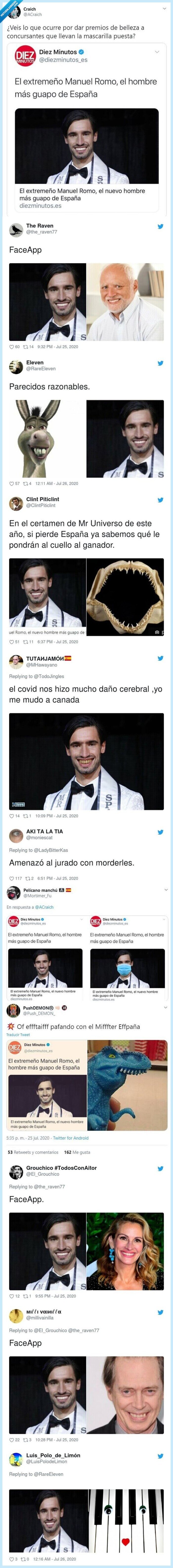 españa,hombre,guapo,dientes,reacción