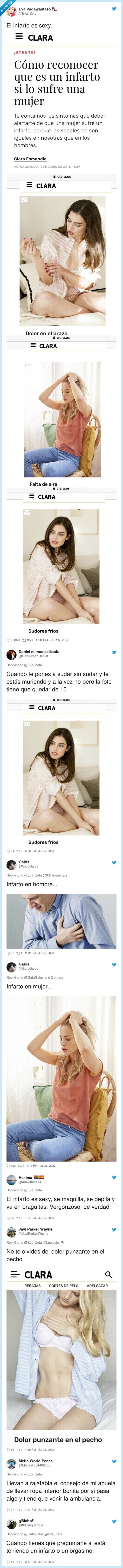 infarto,clara,sexy,modelos,lencería