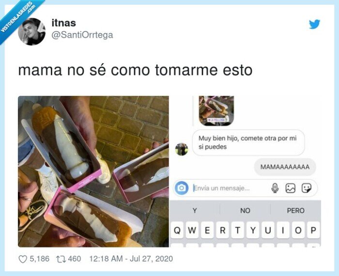 mama,comer,otra,hijo,instagram,mensaje
