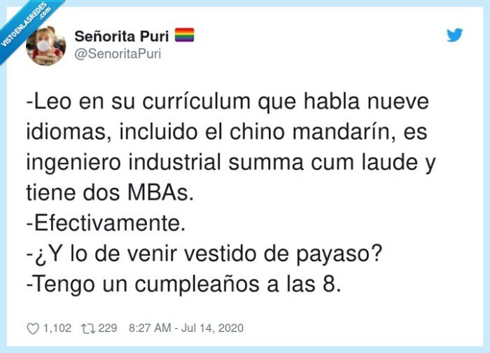 Cumpleaños,entrevista,trabajo,idiomas