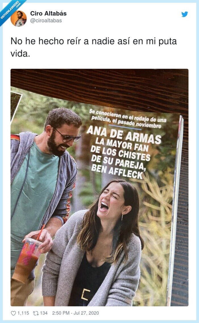 ana,armas,ben,affleck,risa,exagerada