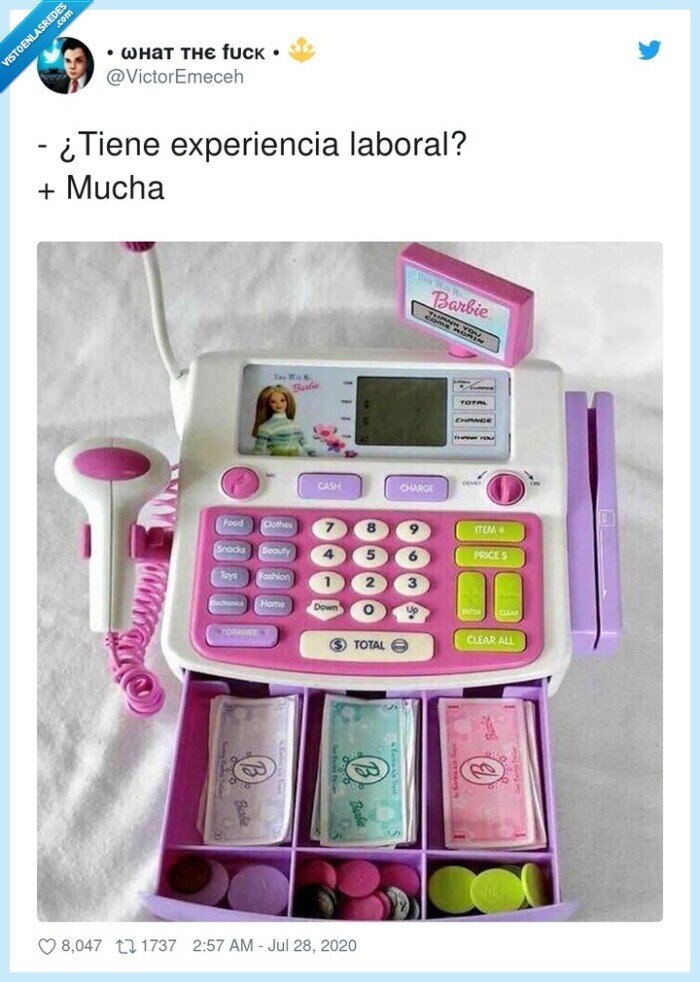 experiencia,laboral,Barbie,entrevista,trabajo