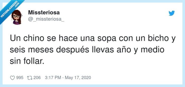 chino,bicho,sequía,abstinencia