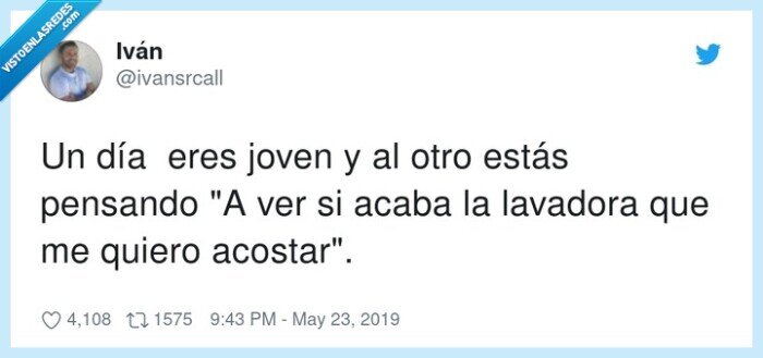 lavadora,acostar,joven,viejo