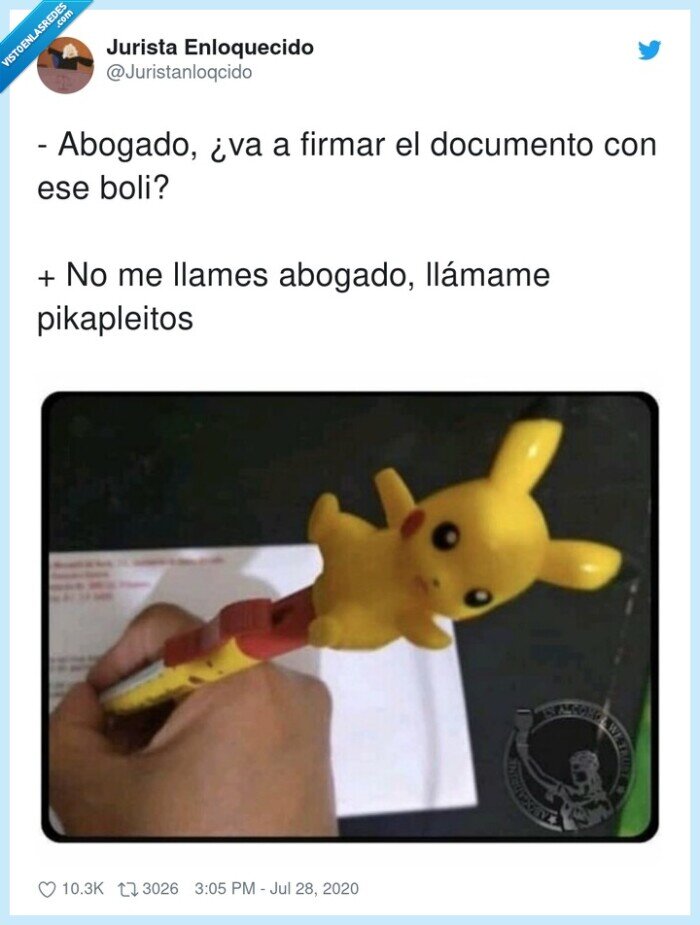 pikapleitos,documento,abogado,bolígrafo,pikachu